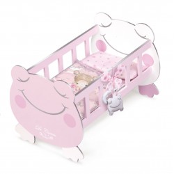 Schaukel-Wiege aus Holz für Puppen Magic María DeCuevas Toys 55134