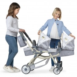 Pipo Grosser Doppelpuppenwagen DeCuevas Toys 80347 | DeCuevas Toys