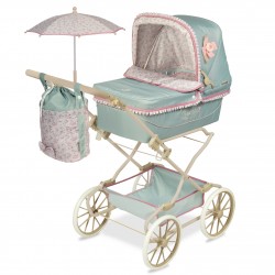 Provenza Faltbarer Puppenwagen mit Regenschirm DeCuevas Toys 82045