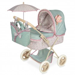 Provenza Faltbarer Puppenwagen mit Regenschirm DeCuevas Toys 85045