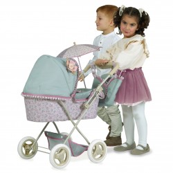 Provenza Faltbarer Puppenwagen mit Regenschirm DeCuevas Toys 85045 | DeCuevas Toys