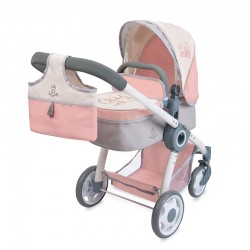 Puppenwagen 3x1  mit lustiger Handtasche DeCuevas 80586