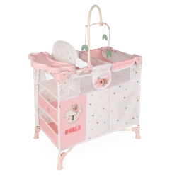 Faltbaren Puppen-Wickelschrank Koala mit Zubehör DeCuevas 53079