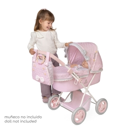 Puppenwagen Sophie faltbar mit Sonnenschirm von DeCuevas 85075 | DeCuevas Toys