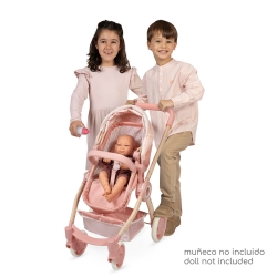 Puppenwagen Tulipe 3x1 Faltbar von DeCuevas 80574 | DeCuevas Toys