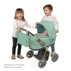 Puppenwagen Capriccio mit Sonnenschirm von DeCuevas Toys 85073