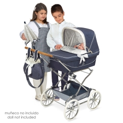 Reborn Faltbarer Puppenwagen mit Regenschirm DeCuevas Toys 82044 | DeCuevas Toys
