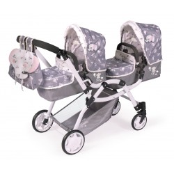 Zwillinge Faltwagen für Puppen Sky DeCuevas Toys 80335